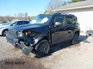 2018 Jeep Renegade Trailhawk with VIN ZACCJBCB7JPH63647, listed as a IAAI auction lot 42103197 with 106,383 mi miles and . Bid and sale history available at DreamBid. Image 2.