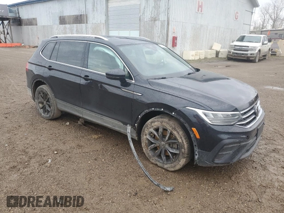 2022 Volkswagen Tiguan SE with VIN 3VV3B7AX2NM030909, listed as a Copart auction lot 53622025 with 128,210 mi miles and Clean title. Bid and sale history available at DreamBid. Image 4.