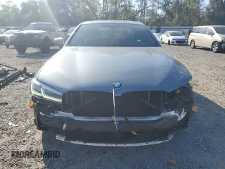 2021 BMW 5 Series 530i with VIN WBA53BH06MWX21033, listed as a Copart auction lot 47253455 with 47,635 mi miles and Salvage title. Bid and sale history available at DreamBid. Image 5.