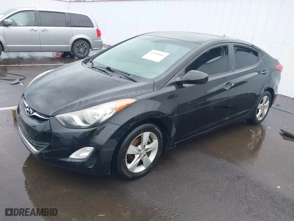 2012 Hyundai Elantra GLS with VIN KMHDH4AE8CU404698, listed as a IAAI auction lot 41988964 with 1 mi miles. Bid and sale history available at carsss.com. Image 18.