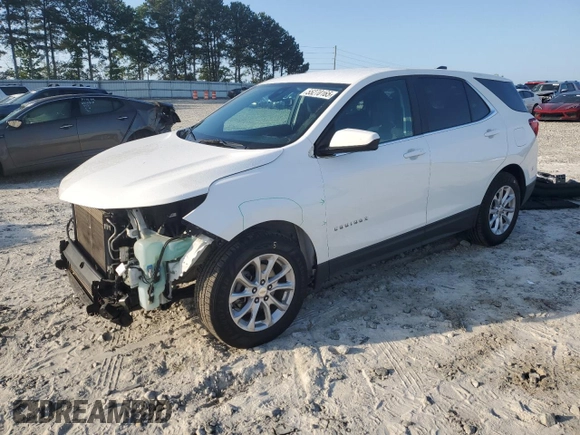 2021 Chevrolet Equinox LT with VIN 3GNAXKEV9MS161050, listed as a Copart auction lot 55270165 with 114,054 mi miles and Salvage title. Bid and sale history available at DreamBid. Image 1.