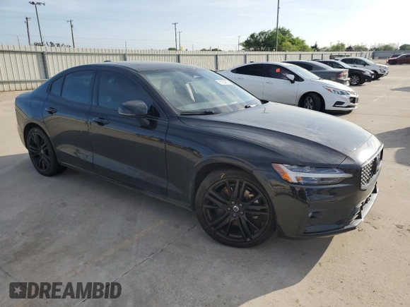 2024 Volvo S60 Plus Black Edition with VIN 7JRL12TH6RG305287, listed as a Copart auction lot 51374615 with 27,542 mi miles and Salvage title. Bid and sale history available at DreamBid. Image 4.
