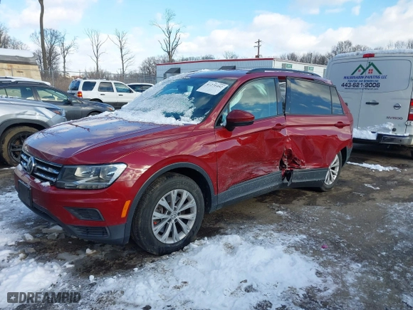 2019 Volkswagen Tiguan S with VIN 3VV1B7AX6KM075645, listed as a IAAI auction lot 41271492 with 73,663 mi miles. Bid and sale history available at carsss.com. Image 17.
