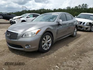 2013 Infiniti M37 with VIN JN1BY1AP8DM513632, listed as a Copart auction lot 41443245 with 151,701 mi miles and Salvage Title. Bid and sale history available at carsss.com. Image 1.