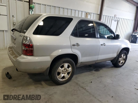 2005 Acura MDX with VIN 2HNYD18205H512521, listed as a Copart auction lot 43336205 with 264,949 mi miles and Salvage Title. Bid and sale history available at carsss.com. Image 3.