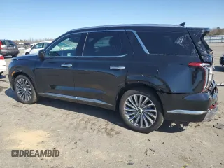 2024 Hyundai Palisade Calligraphy z VIN KM8R7DGE6RU758065, wystawiony jako Copart lot #48385145 z przebiegiem 24 220 mil mil oraz Szkoda całkowita • Salvage title. Historia ofert i sprzedaży dostępna na DreamBid. Obrazek 2.