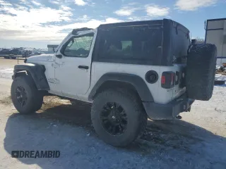2020 Jeep Wrangler Sport S with VIN 1C4GJXAN7LW155533, listed as a Copart auction lot 44885625 with 40,045 mi miles and Salvage title. Bid and sale history available at DreamBid. Image 2.