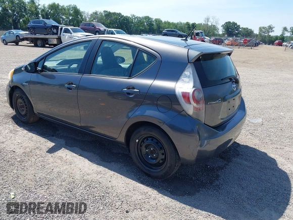 2012 Toyota Prius One with VIN JTDKDTB30C1023511, listed as a IAAI auction lot 42778754 with 168,321 mi miles and . Bid and sale history available at DreamBid. Image 3.