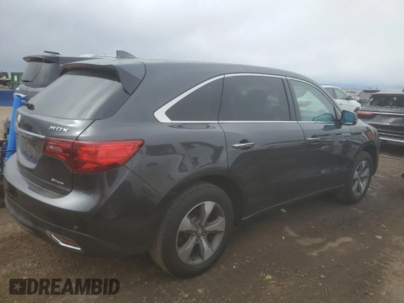 2014 Acura MDX with VIN 5FRYD4H27EB047134, listed as a Copart auction lot 51597265 with 170,895 mi miles and Salvage Title. Bid and sale history available at carsss.com. Image 3.