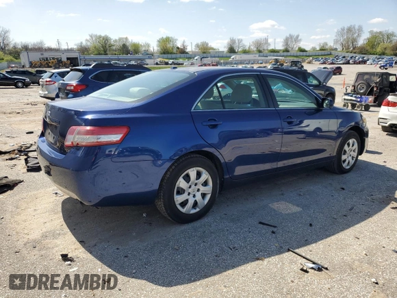 2010 Toyota Camry with VIN 4T1BF3EK2AU546873, listed as a Copart auction lot 51317535 with 76,186 mi miles and Salvage Title. Bid and sale history available at carsss.com. Image 3.