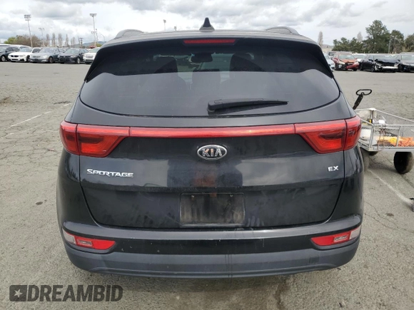 2018 Kia Sportage EX with VIN KNDPN3ACXJ7352392, listed as a Copart auction lot 47578565 with 70,501 mi miles and Salvage Title. Bid and sale history available at carsss.com. Image 6.