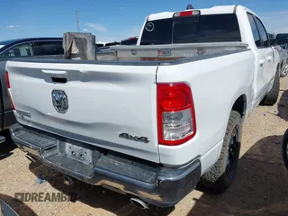 2022 Ram 1500 Big Horn with VIN 1C6SRFBT0NN179909, listed as a IAAI auction lot 42747237 with 91,521 mi miles and . Bid and sale history available at DreamBid. Image 4.