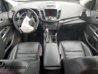 2018 Ford Escape Titanium with VIN 1FMCU0J91JUC57933, listed as a Copart auction lot 53152635 with 47,244 mi miles and Salvage title. Bid and sale history available at DreamBid. Image 8.