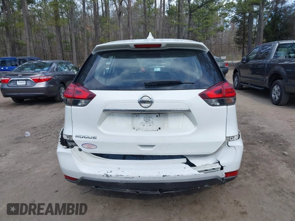 2017 Nissan Rogue SV with VIN KNMAT2MT1HP567364, listed as a IAAI auction lot 41666054 with 201,231 mi miles. Bid and sale history available at carsss.com. Image 16.