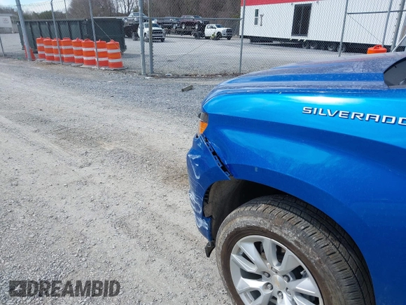 2024 Chevrolet Silverado 1500 Custom with VIN 1GCPDBEK9RZ123622, listed as a IAAI auction lot 41757432 with 10,255 mi miles and . Bid and sale history available at DreamBid. Image 18.