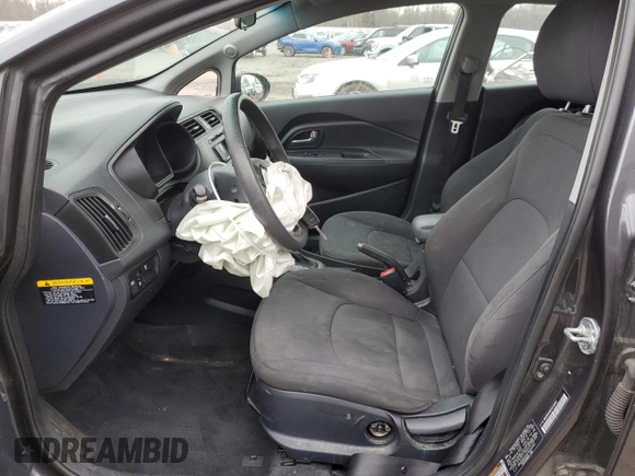 2015 Kia Rio EX with VIN KNADN4A3XF6456562, listed as a Copart auction lot 87403554 with 148,601 mi miles and Salvage Title. Bid and sale history available at carsss.com. Image 7.