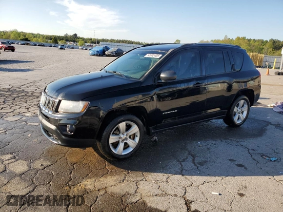 2015 Jeep Compass Sport with VIN 1C4NJCBB4FD361235, listed as a Copart auction lot 52602405 with 87,802 mi miles and Salvage Title. Bid and sale history available at carsss.com. Image 1.