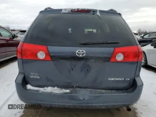 2006 Toyota Sienna with VIN 5TDZA29C76S496823, listed as a Copart auction lot 47431695 with 249,295 mi miles and Salvage Title. Bid and sale history available at DreamBid. Image 6.