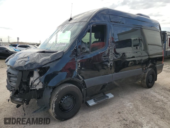 2024 Mercedes-Benz Sprinter with VIN W1Z4NFHY1RP657272, listed as a Copart auction lot 81837014 with Not Provided miles and Salvage Title. Bid and sale history available at DreamBid. Image 1.