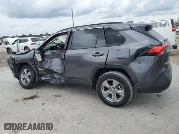 2025 Toyota RAV4 XLE with VIN 2T3W1RFV8SC308225, listed as a Copart auction lot 48661655 with 8,008 mi miles and Salvage Title. Bid and sale history available at carsss.com. Image 2.
