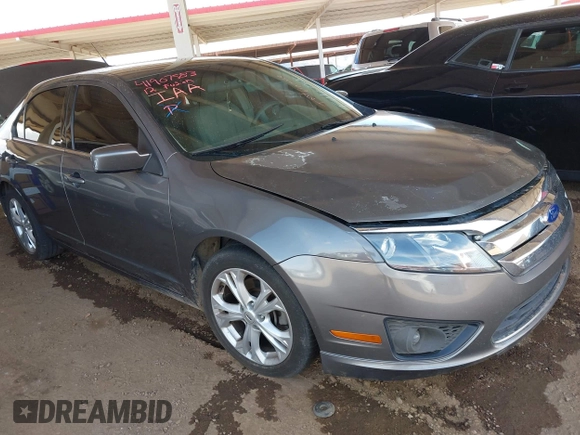 2012 Ford Fusion SE with VIN 3FAHP0HA7CR264726, listed as a IAAI auction lot 41907583 with 155,446 mi miles and . Bid and sale history available at DreamBid. Image 1.