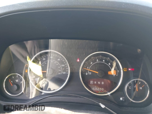 2016 Jeep Compass High Altitude Edition with VIN 1C4NJDEBXGD780502, listed as a IAAI auction lot 41478069 with 160,200 mi miles. Bid and sale history available at carsss.com. Image 7.