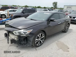 2016 Nissan Maxima Platinum with VIN 1N4AA6AP3GC395743, listed as a Copart auction lot 60464495 with 123,633 mi miles and Salvage title. Bid and sale history available at DreamBid. Image 1.