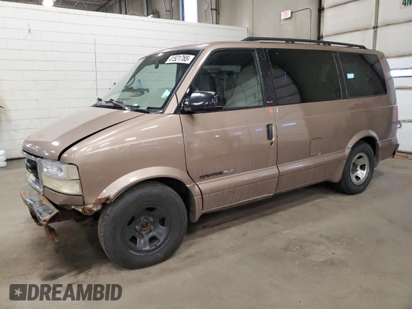 1999 GMC Safari z VIN 1GKEL19W6XB515307, wystawiony jako Copart lot #41521765 z przebiegiem 22 548 mil mil oraz Szkoda całkowita • Salvage title. Historia ofert i sprzedaży dostępna na DreamBid. Obrazek 1.