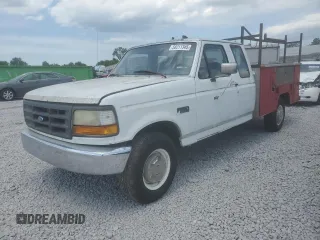 1996 Ford F-250 with VIN 1FTHX25HXTEA92699, listed as a Copart auction lot 58211345 with 396,760 mi miles and Clean title. Bid and sale history available at DreamBid. Image 1.