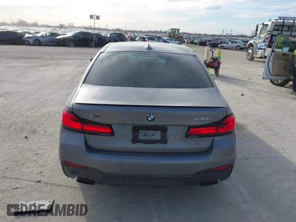 2023 BMW 5 Series 530i xDrive with VIN WBA13BJ04PCL98504, listed as a IAAI auction lot 41702411 with 27,830 mi miles and . Bid and sale history available at DreamBid. Image 17.