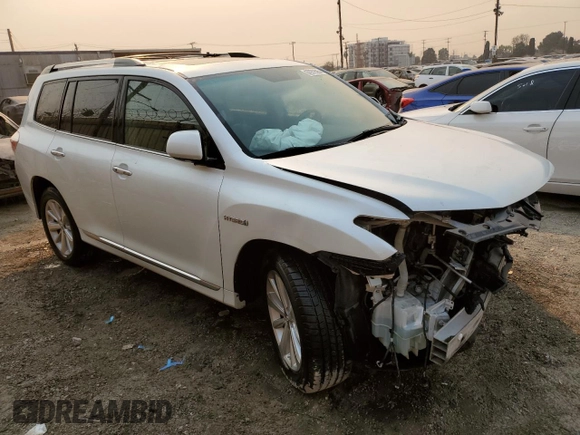 2011 Toyota Highlander Hybrid Limited with VIN JTEDC3EH6B2003044, listed as a Copart auction lot 87972595 with 193,125 mi miles and Salvage Title. Bid and sale history available at carsss.com. Image 4.