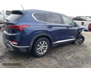 2019 Hyundai Santa Fe SE with VIN 5NMS23AD2KH084640, listed as a Copart auction lot 48397235 with 81,215 mi miles and Salvage Title. Bid and sale history available at carsss.com. Image 3.