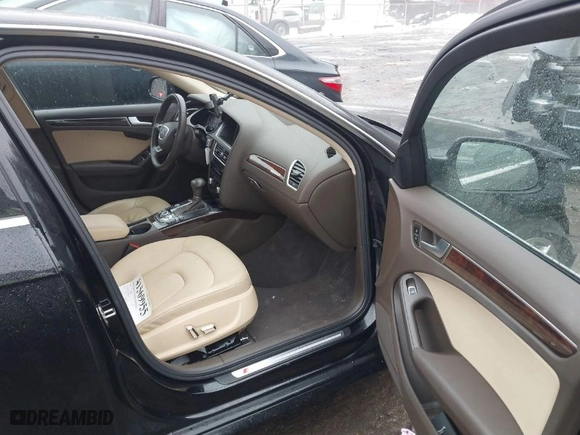 2014 Audi A4 Premium Plus with VIN WAUFFAFL8EN036140, listed as a IAAI auction lot 41569955 with 82,216 mi miles. Bid and sale history available at carsss.com. Image 5.