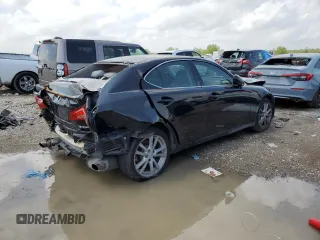 2006 Lexus IS 350 with VIN JTHBE262562002448, listed as a Copart auction lot 61063565 with 187,561 mi miles and Salvage title. Bid and sale history available at DreamBid. Image 3.