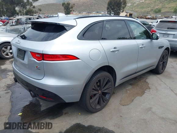 2017 Jaguar F-Pace S with VIN SADCM2BV6HA892108, listed as a IAAI auction lot 42034100 with 101,380 mi miles and . Bid and sale history available at DreamBid. Image 4.