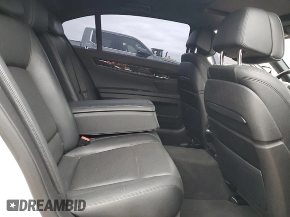 2015 BMW 7 Series 740Li with VIN WBAYE4C52FD947008, listed as a Copart auction lot 45206035 with 123,551 mi miles and Salvage Title. Bid and sale history available at DreamBid. Image 10.