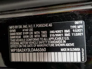 2020 Porsche Cayenne с VIN WP1BA2AY3LDA46360, выставлен на аукционе Copart как лот 42819015 с пробегом Не указан миль и На запчасти • Non repairable. История ставок и продаж доступна на DreamBid. Изображение 13.