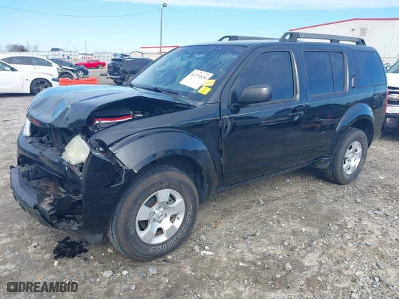 2012 Nissan Pathfinder SV with VIN 5N1AR1NNXCC637514, listed as a IAAI auction lot 41271820 with 208,224 mi miles. Bid and sale history available at carsss.com. Image 2.