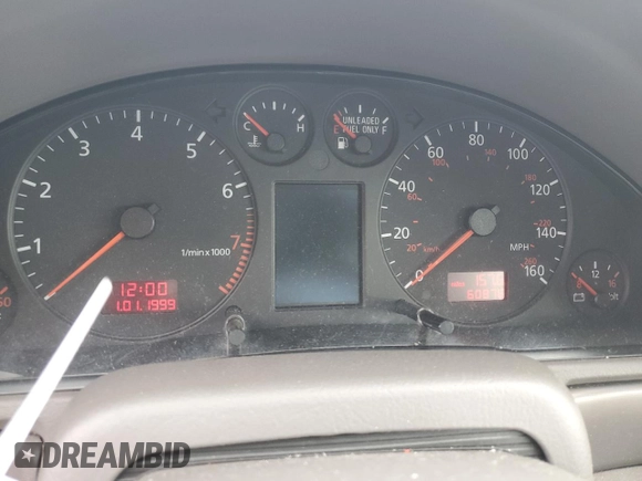2001 Audi A4 with VIN WAUDC68D81A012246, listed as a Copart auction lot 48749525 with 60,876 mi miles and Salvage title. Bid and sale history available at DreamBid. Image 9.