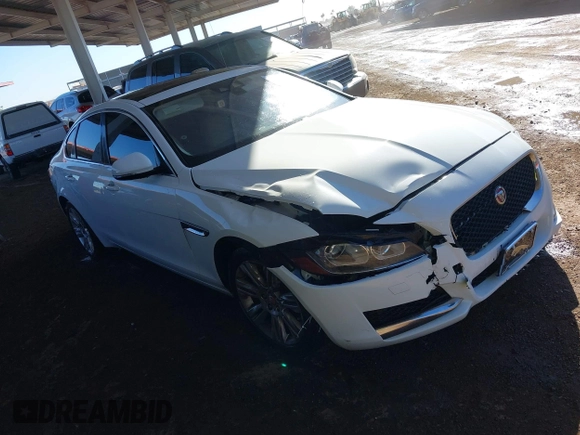 2017 Jaguar XF 35t Premium with VIN SAJBD4BV9HCY44515, listed as a IAAI auction lot 41852836 with 1 mi miles. Bid and sale history available at carsss.com. Image 1.