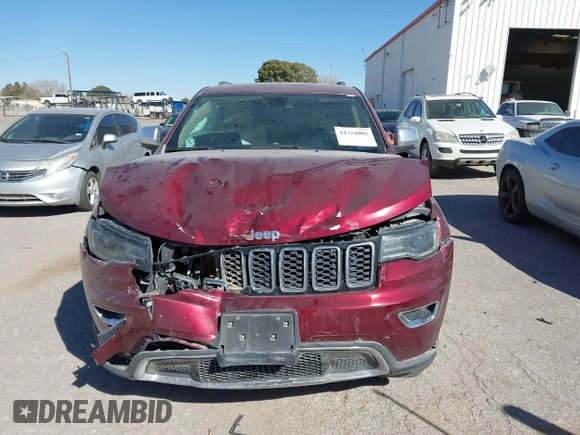 2017 Jeep Grand Cherokee Limited with VIN 1C4RJEBG3HC920436, listed as a IAAI auction lot 41724002 with 77,716 mi miles. Bid and sale history available at carsss.com. Image 12.