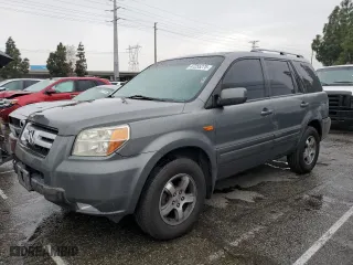 2007 Honda Pilot EX-L with VIN 5FNYF28607B024008, listed as a Copart auction lot 47255275 with 120,781 mi miles and Salvage Title. Bid and sale history available at carsss.com. Image 1.