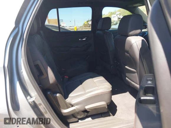 2023 Chevrolet Traverse RS with VIN 1GNEVJKWXPJ245883, listed as a IAAI auction lot 42103099 with 21,832 mi miles and . Bid and sale history available at DreamBid. Image 8.