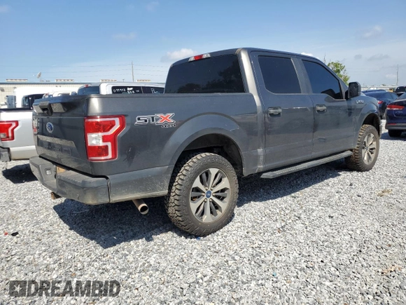 2020 Ford F-150 XL with VIN 1FTEW1E55LKD05940, listed as a Copart auction lot 51272825 with 0 mi miles and Salvage Title. Bid and sale history available at carsss.com. Image 3.