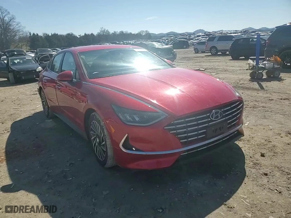 2021 Hyundai Sonata Hybrid SEL with VIN KMHL34JJ4MA034084, listed as a Copart auction lot 45387285 with 49,909 mi miles and Salvage Title. Bid and sale history available at carsss.com. Image 11.