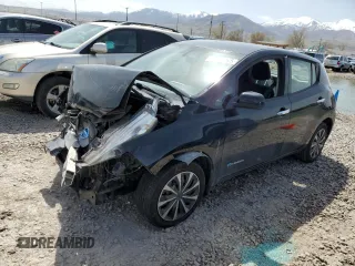 2013 Nissan LEAF S with VIN 1N4AZ0CP2DC417889, listed as a Copart auction lot 52204745 with 0 mi miles and Salvage Title. Bid and sale history available at carsss.com. Image 1.
