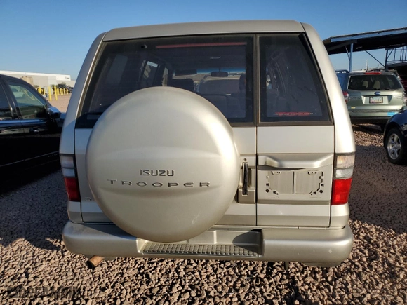 2001 Isuzu Trooper S with VIN JACDJ58X317J01232, listed as a Copart auction lot 87938395 with 130,507 mi miles and Clean Title. Bid and sale history available at carsss.com. Image 6.