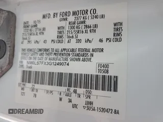 2016 Ford Transit Connect XLT с VIN NM0LS7FX3G1249074, выставлен на аукционе Copart как лот 85724654 с пробегом 143 519 миль миль и Списание • Salvage title. История ставок и продаж доступна на DreamBid. Изображение 14.