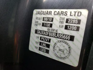 2011 Jaguar XF with VIN SAJXA0FB8BLR95666, listed as a Copart auction lot 87832365 with Not Provided miles and Salvage Title. Bid and sale history available at DreamBid. Image 10.