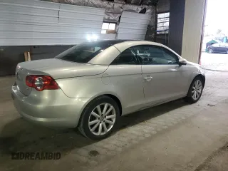 2009 Volkswagen Eos Komfort with VIN WVWBA71F69V019864, listed as a Copart auction lot 52378095 with 142,774 mi miles and Salvage Title. Bid and sale history available at DreamBid. Image 3.
